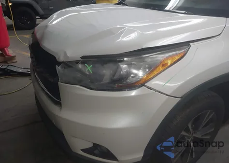 2016 Toyota Highlander Xle V6 from USA, damaged, VIN 5TDKKRFH8GS506140